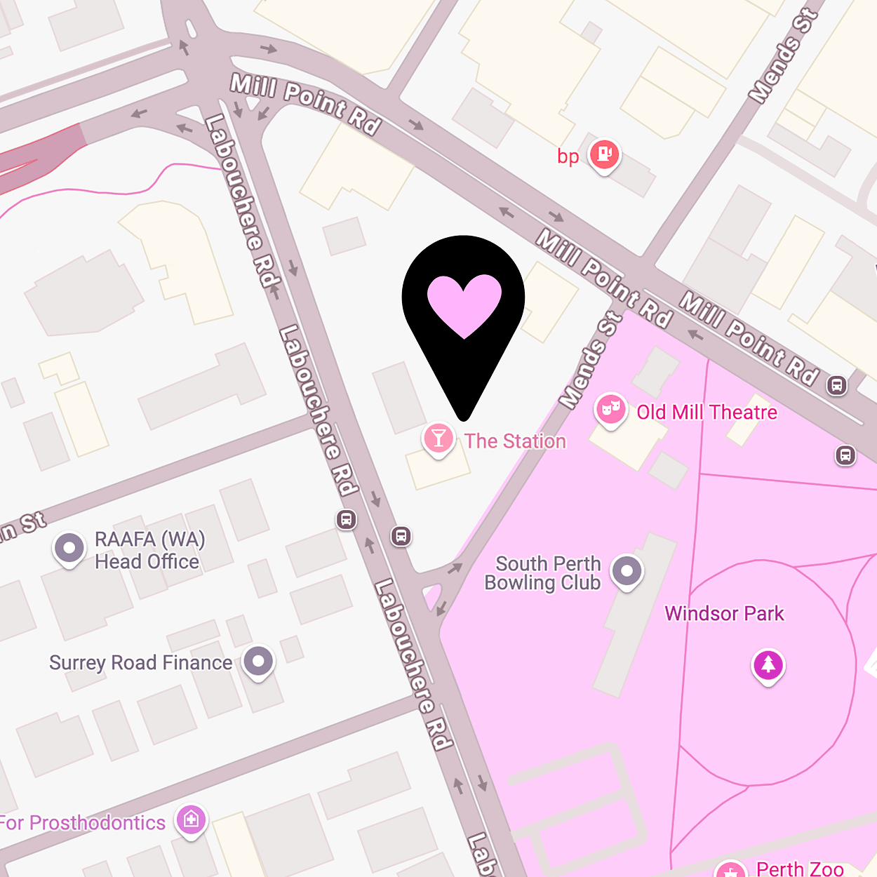 Map – The station